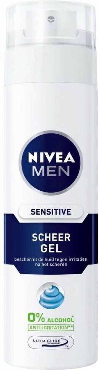 Nivea Men Sensitive Scheergel - 200 ml