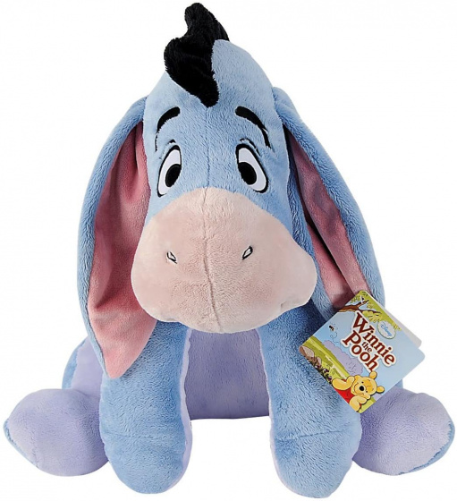 Nicotoy knuffel Disney Eeyore junior 61 cm pluche - Blauw