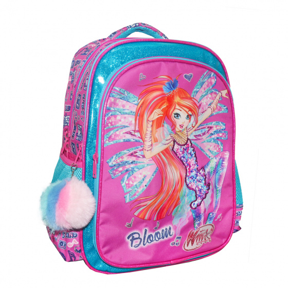 Nickelodeon rugzak Winx Club meisjes 32 x 43 cm/blauw - Roze