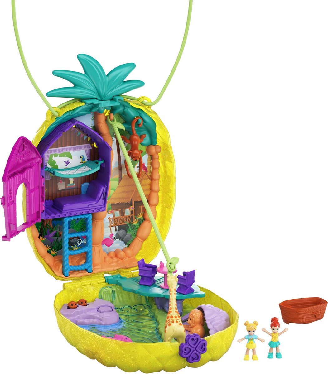 Mattel Polly Pocket Ananas Safari 15 cm