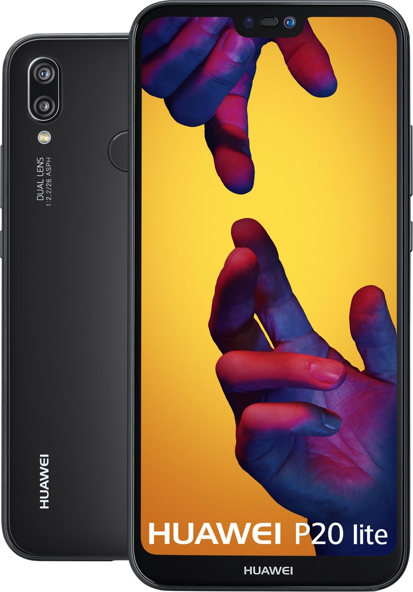 Huawei P20 Lite - 64 GB Dual-sim - Zwart