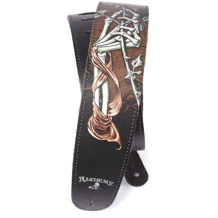 D'Addario 25LAL05 gitaarband Alchemy Leather Crypterosa