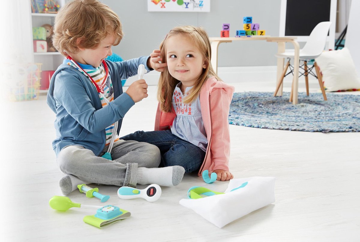 Fisher Price dokterstas 7 delig - Wit