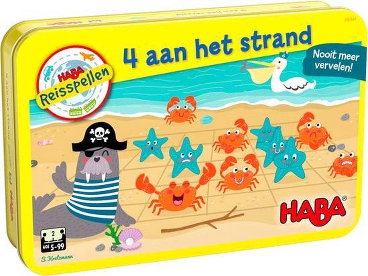 HABA reisspel 4 aan het strand junior metaal (NL)