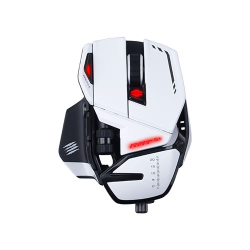 MadCatz Ratón gaming Mad Catz R.A.T. 6+ - Blanco