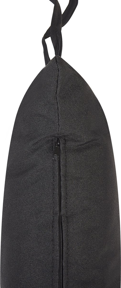 Beliani Tollo Hangstoel Met Standaard Pe Rotan 97 X 106 Cm - Zwart