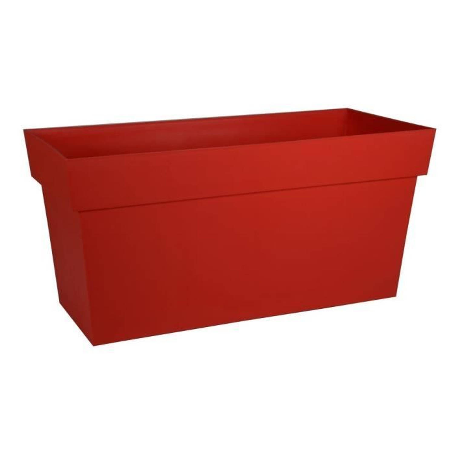 Eda Toscaanse Muur Met Wielen - 79 X 35 X H 39 Cm - 74 L - Robijn - Rood