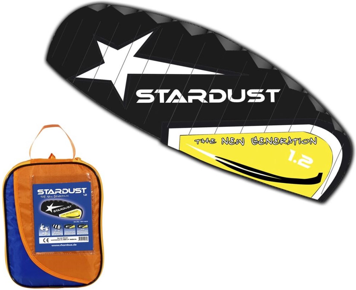 Diversen Rhombus Stardust 1.2 Vlieger - Zwart