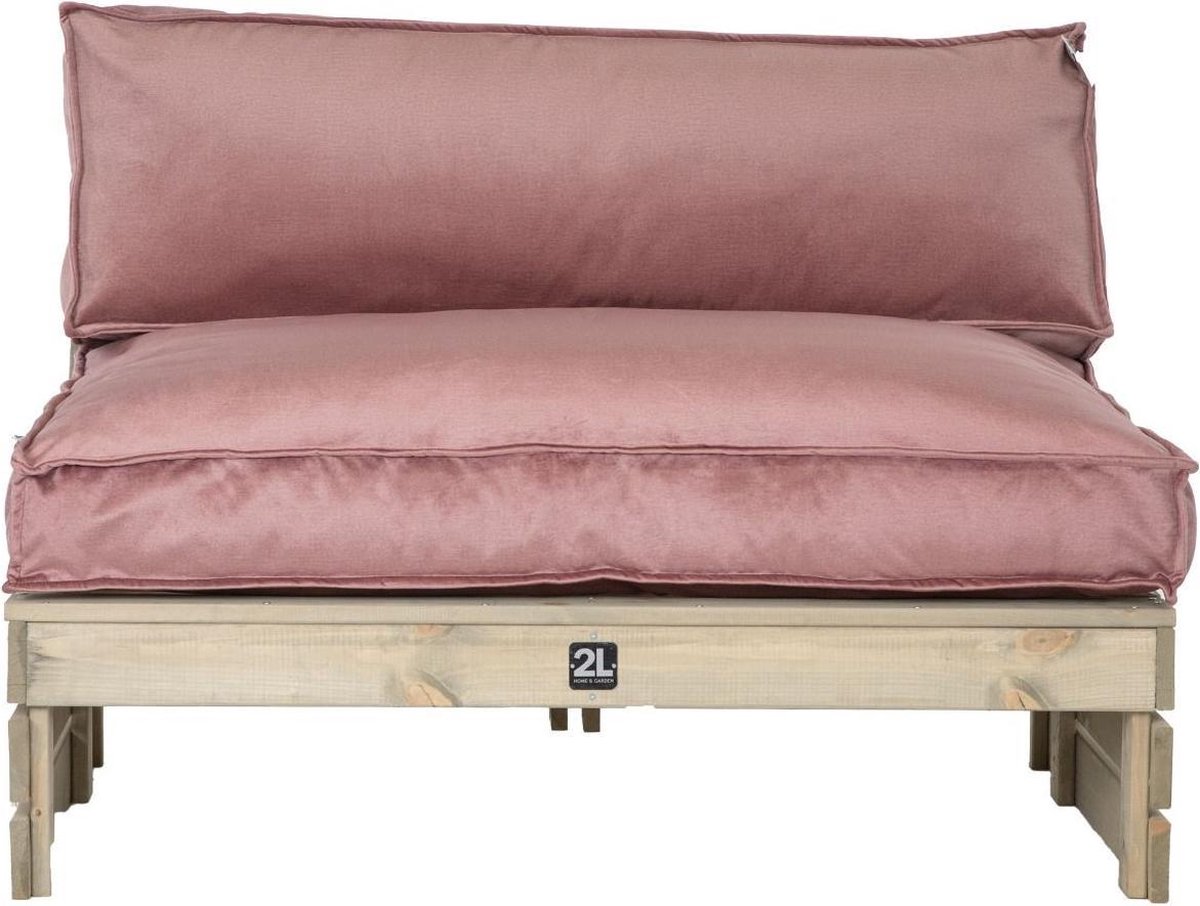 2L Home & Garden Palletbank Greywash - - Grijs