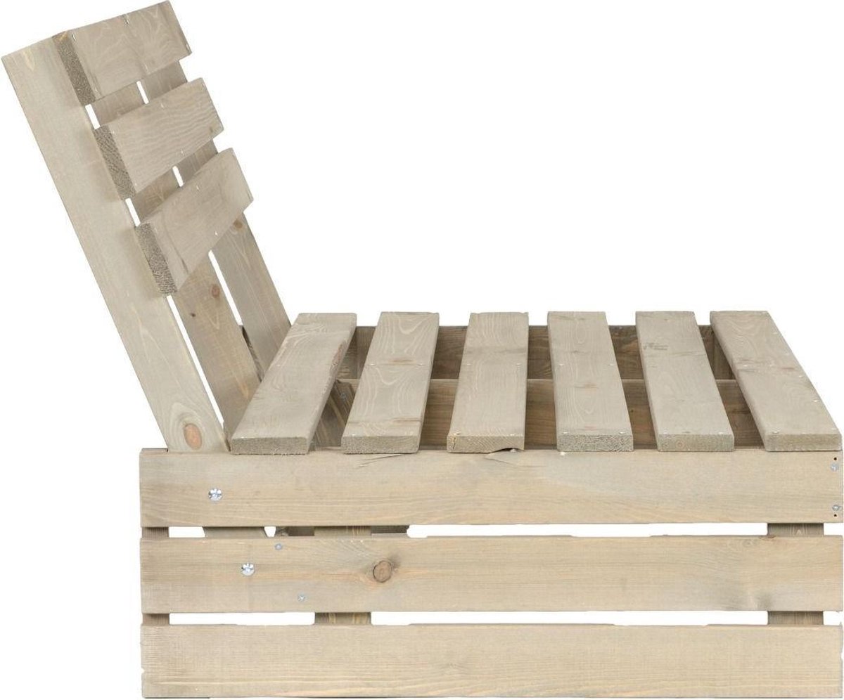 2L Home & Garden Palletbank Greywash - - Grijs