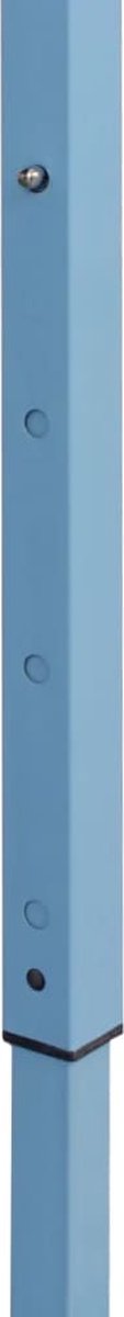 Vidaxl Partytent Met 3 Zijwanden Inklapbaar 3x4 M Staal - Blauw