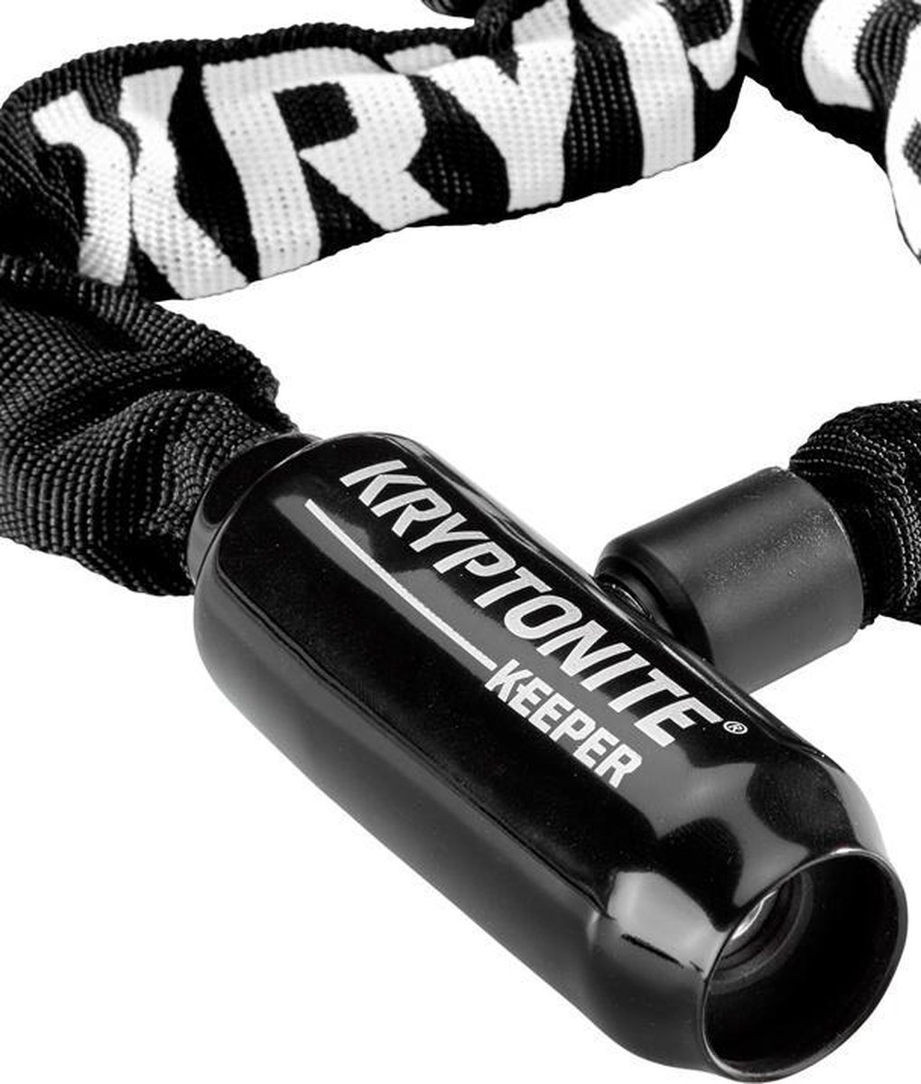 Kryptonite Kettingslot Keeper 85 Cm Staal/nylon - Zwart