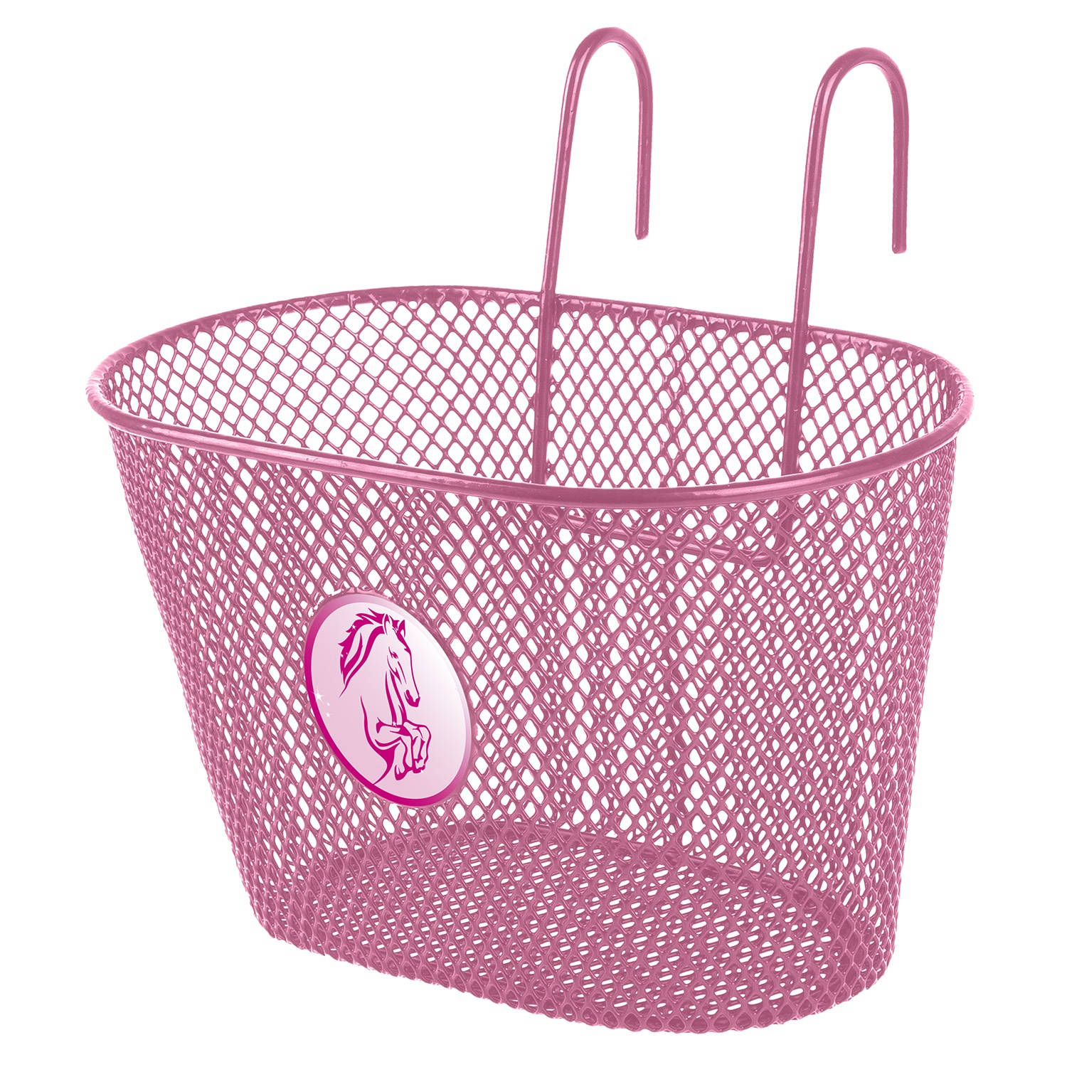 M-wave Fietsmand 5 Liter Paard - Roze