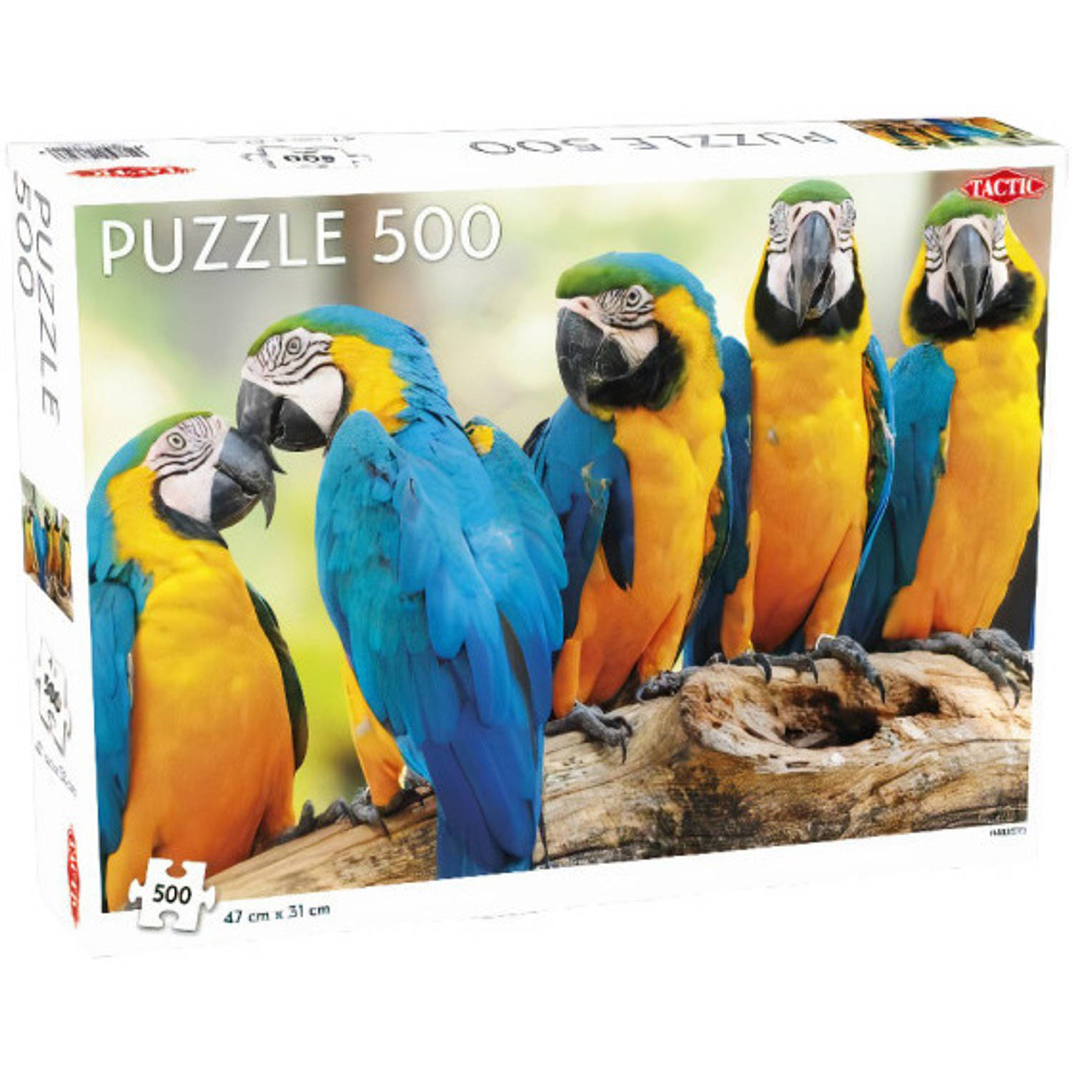 Tactic Legpuzzel Papegaaien 47 X 31 Cm 500 Stukjes