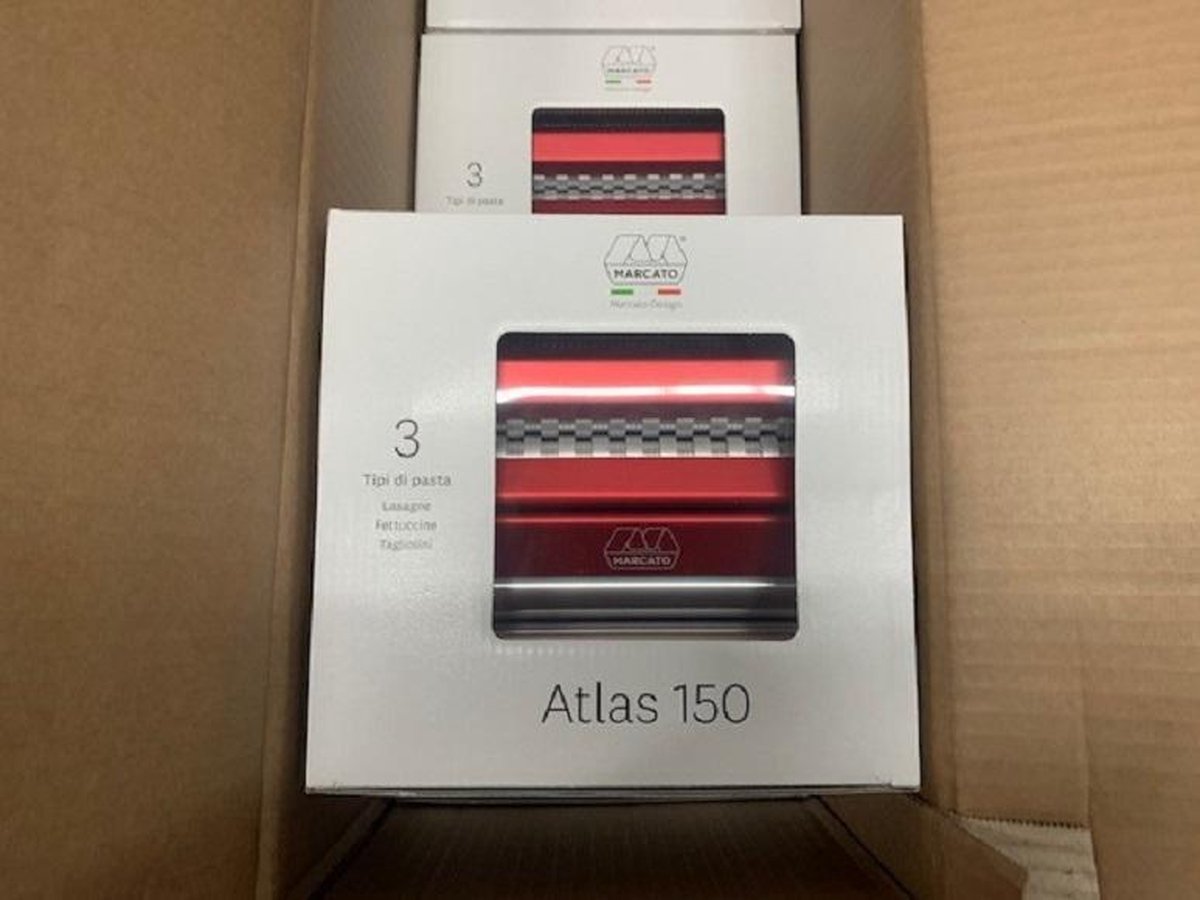 Marcato Atlas 150 Wellness Pastamachine - - Rood