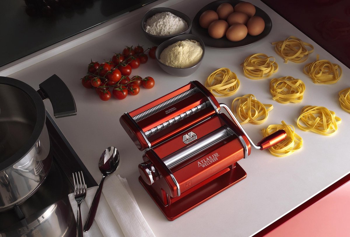 Marcato Atlas 150 Wellness Pastamachine - - Rood