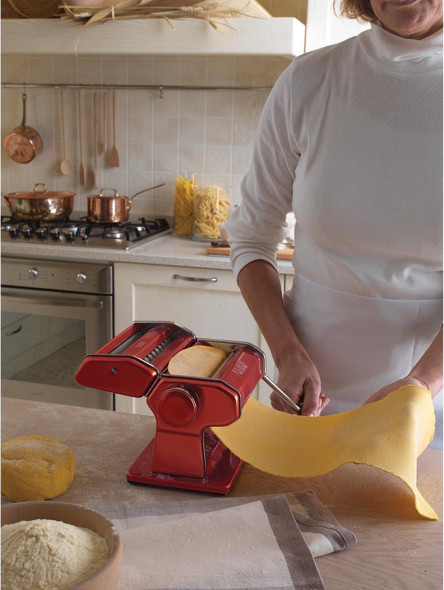 Marcato Atlas 150 Wellness Pastamachine - - Rood