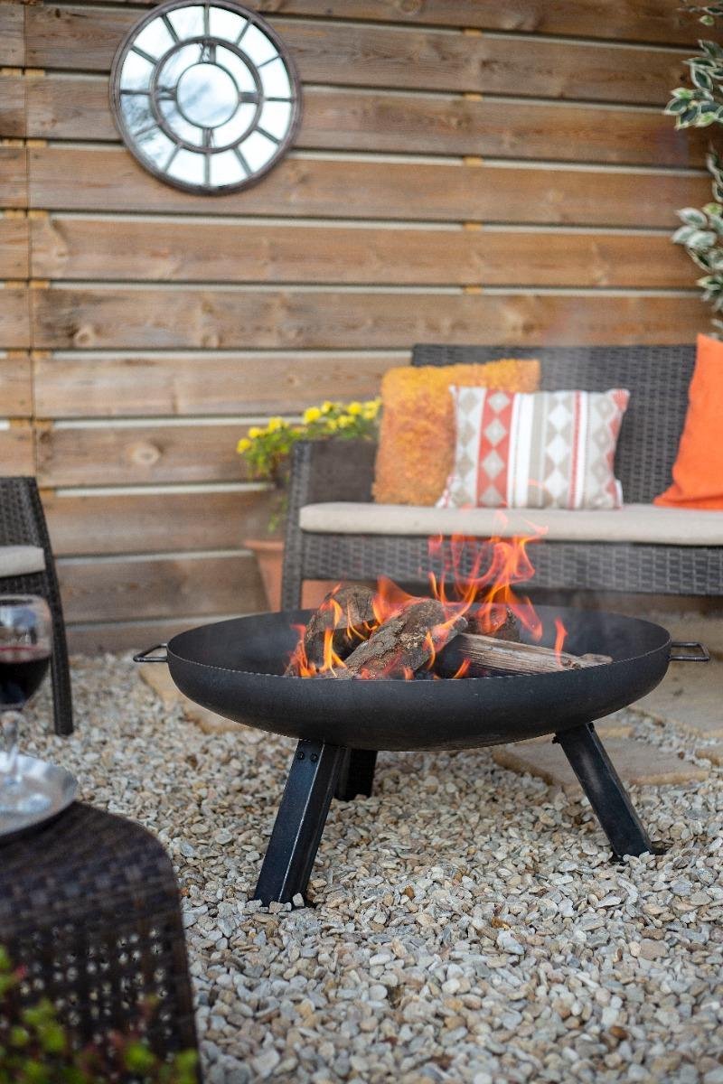 La Hacienda Vuurschaal Pittsburgh Medium (Ø 80 Cm) - Zwart