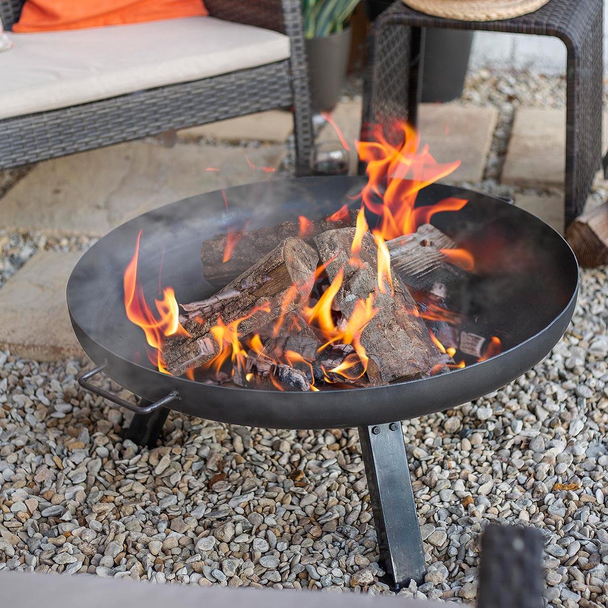 La Hacienda Vuurschaal Pittsburgh Medium (Ø 80 Cm) - Zwart