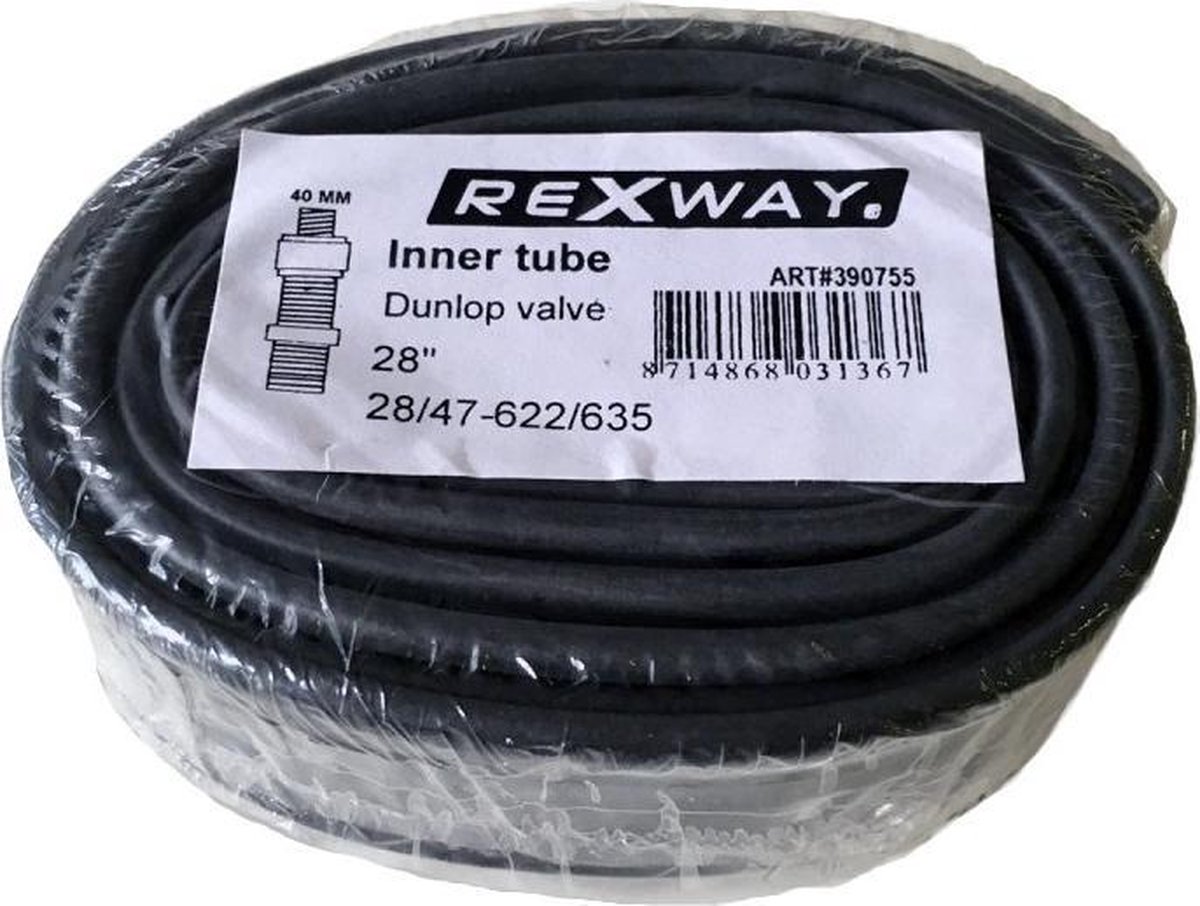 Rexway Binnenband 28 Inch (28/47-622/635) Dv 40mm - Zwart
