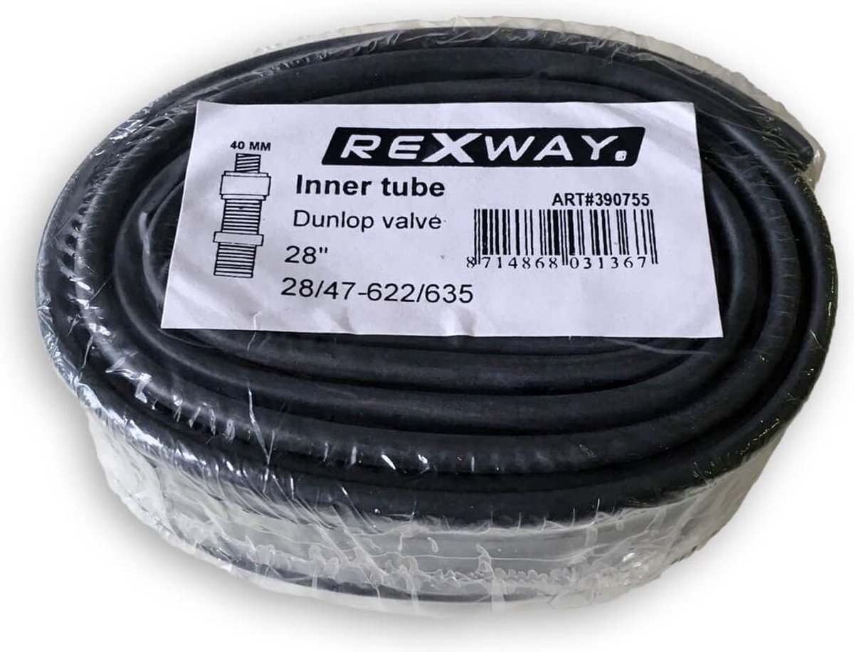 Rexway Binnenband 28 Inch (28/47-622/635) Dv 40mm - Zwart