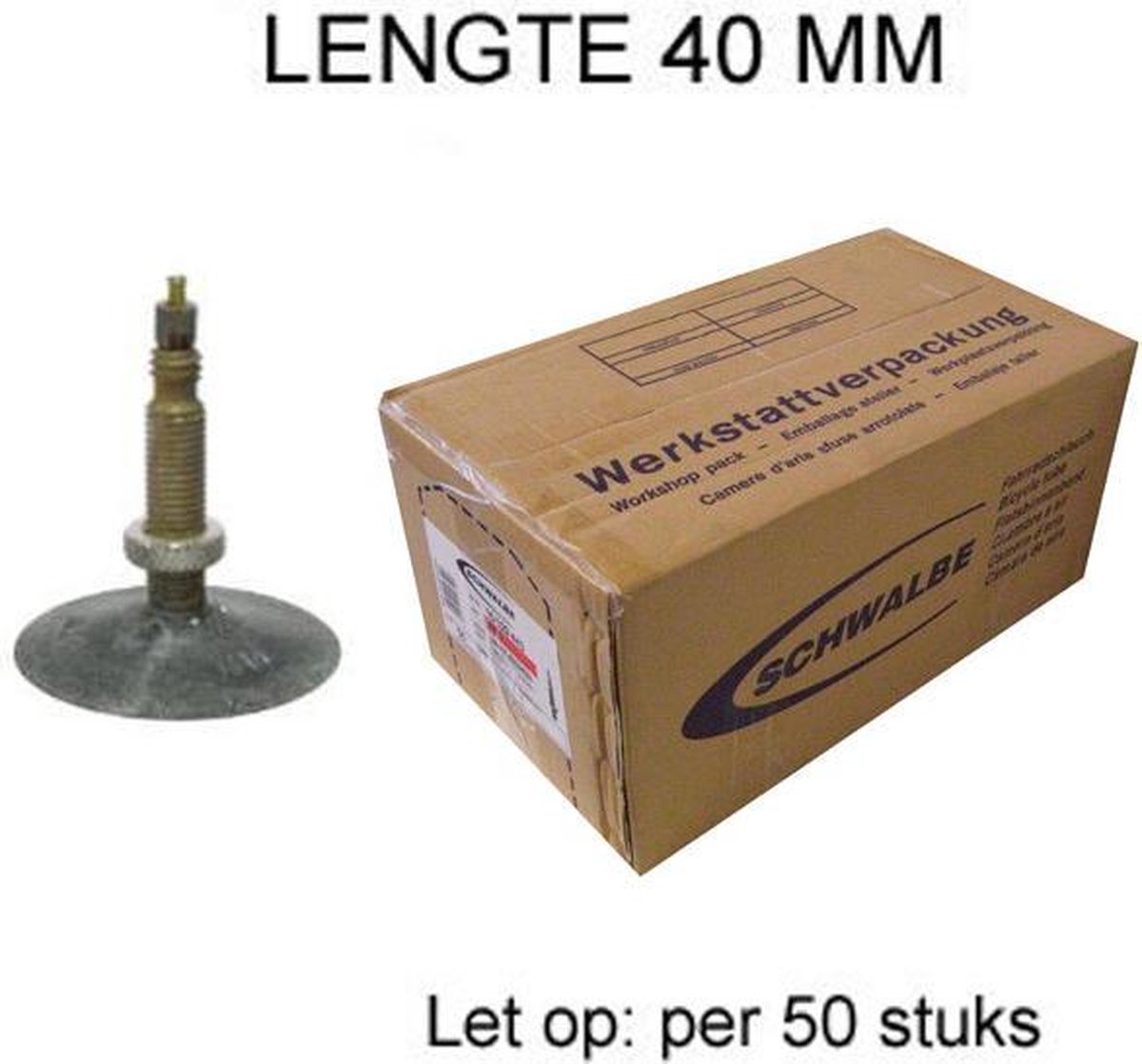 Schwalbe Binnenband 28 Inch (28/47-622/635) Fv 40 Mm - Zwart