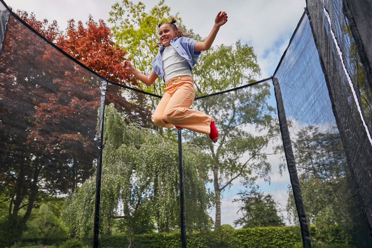 Salta Combo Trampoline Rond Met Veiligheidsnet - 427 Cm - - Groen