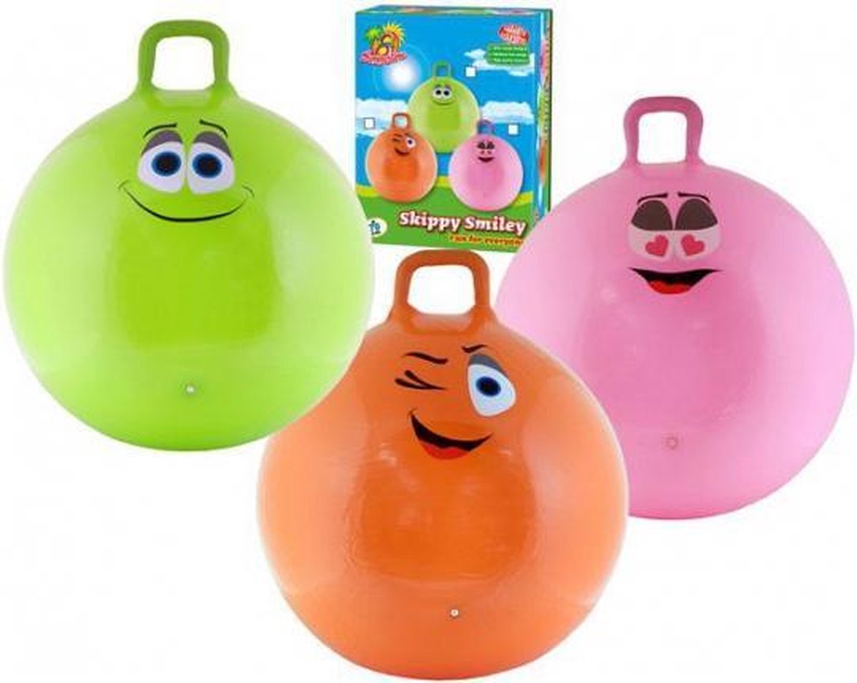 Summertime Skippybal Smiley Voor Kinderen 65 Cm - Groen