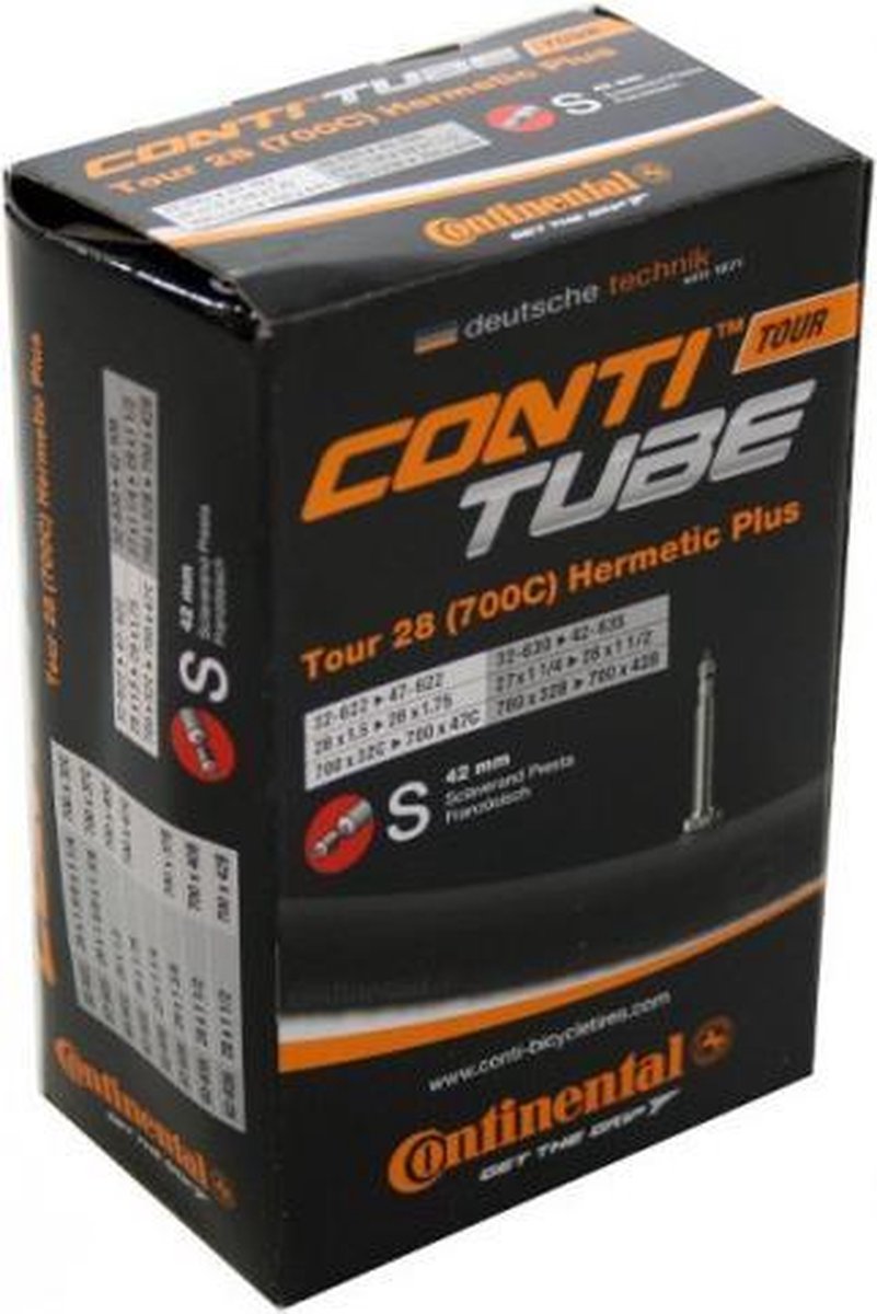 Continental Binnenband Tour 28 Inch (32/47-622) Fv 42 Mm - Zwart