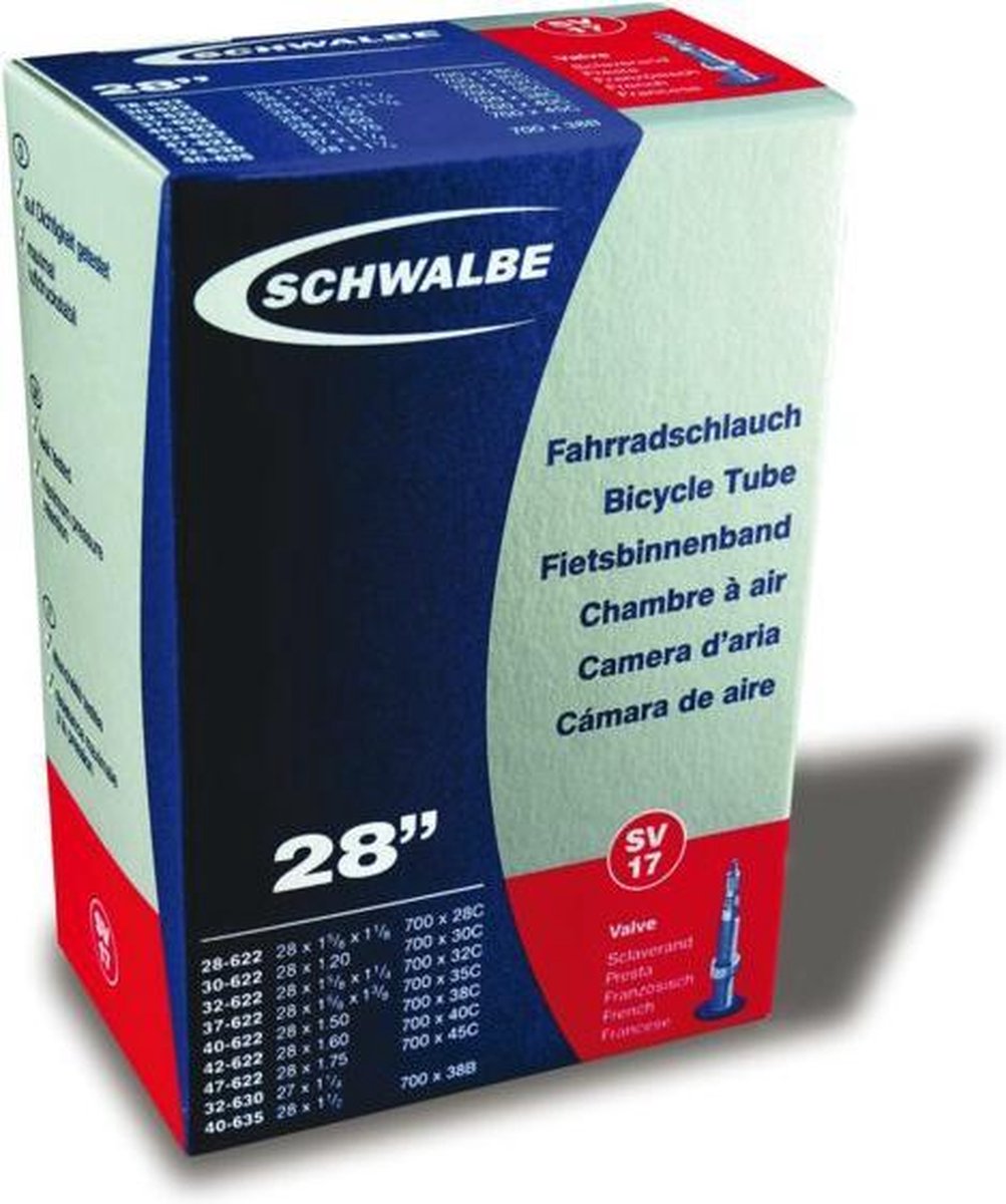 Schwalbe Binnenband 27/28 X 1.10/1.75 (28/47-609/635) Fv 40 Mm - Zwart