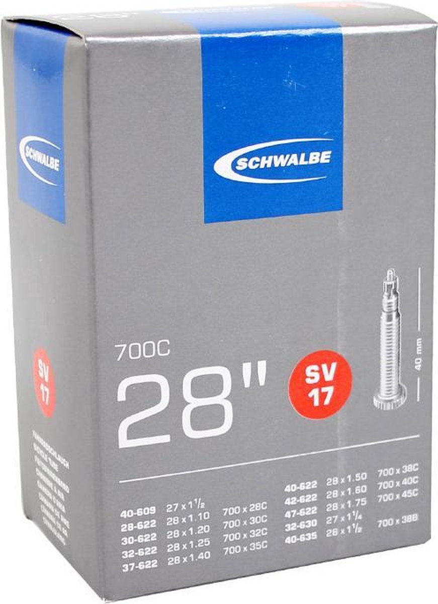 Schwalbe Binnenband 27/28 X 1.10/1.75 (28/47-609/635) Fv 40 Mm - Zwart