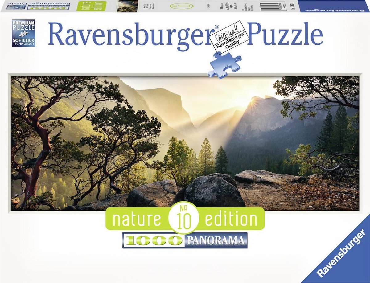 Ravensburger Puzzel Panorama Yosemite Park - 1000 Stukjes