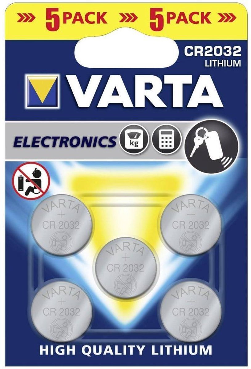 Universeel Varta Cr2032 Lithium 3v 5-pack