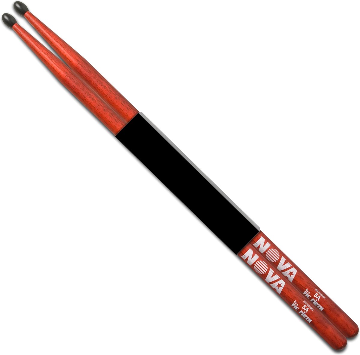 N5ANR 5A drumstokken met nylon tip, rood