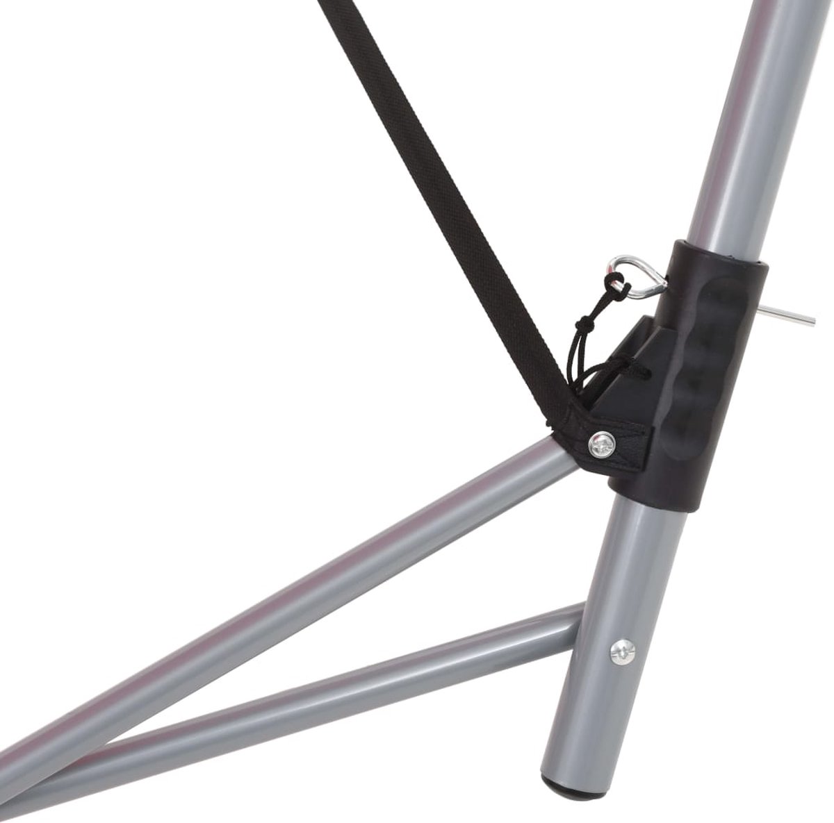 Vidaxl Hangmat Met Inklapbare Standaard - Rood