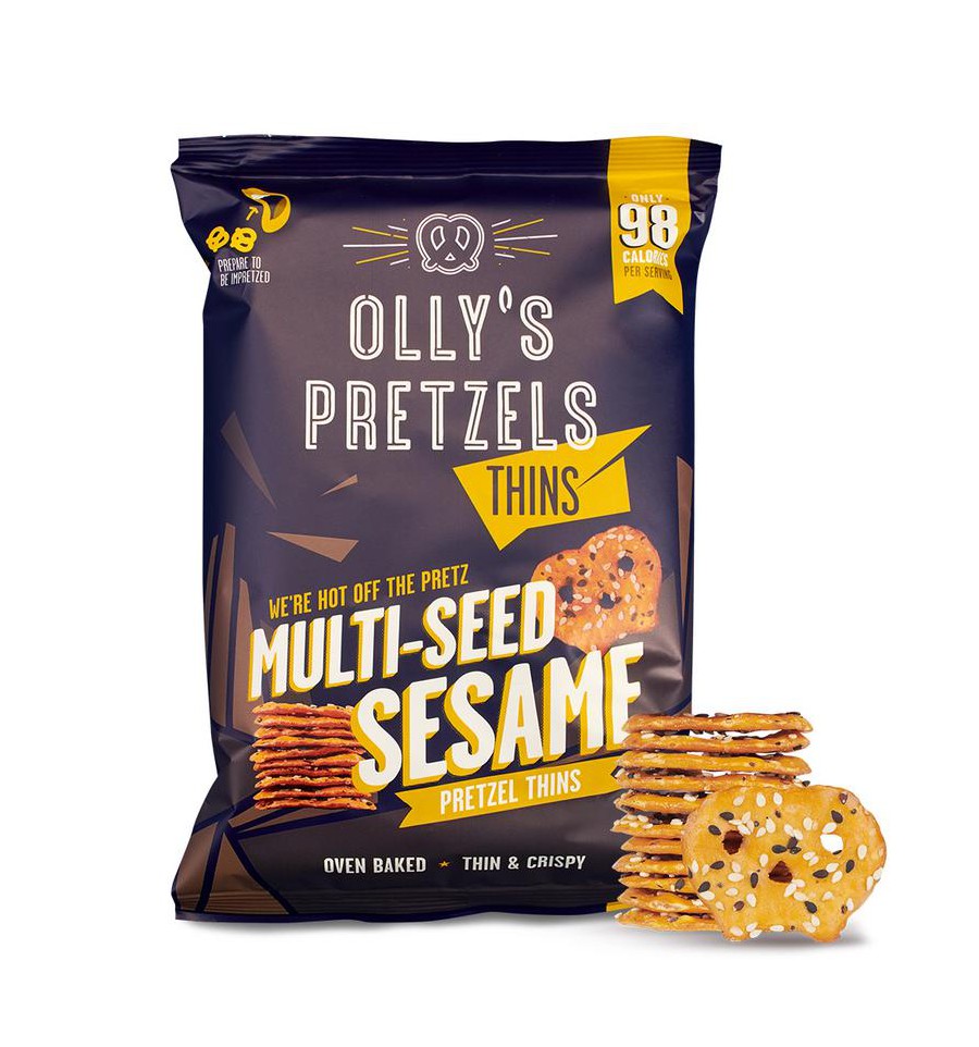 Olly's Olly&apos;s Pretzels sesame 140 gram