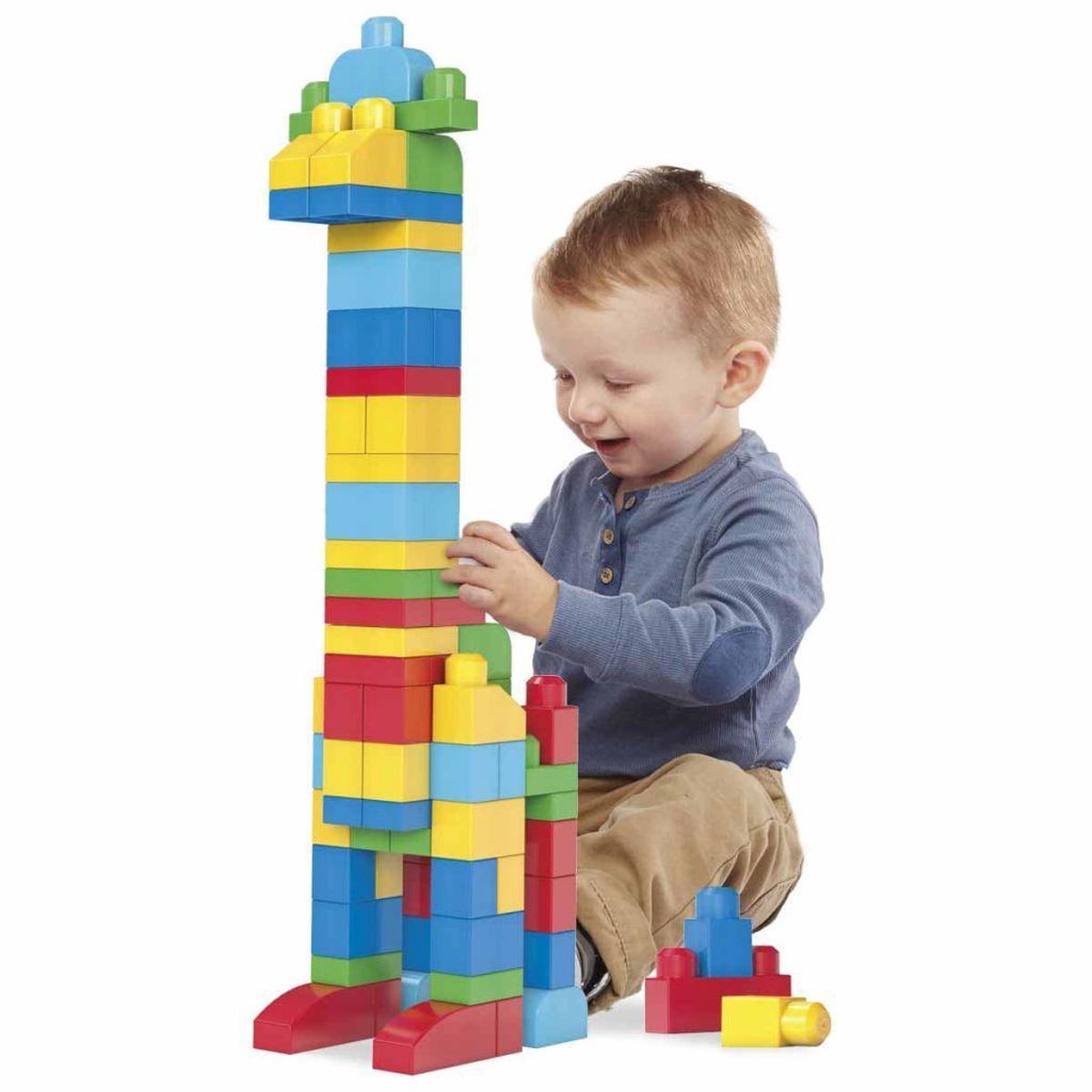 Mattel Mega Bloks blokken First Builders jongens 60 delig