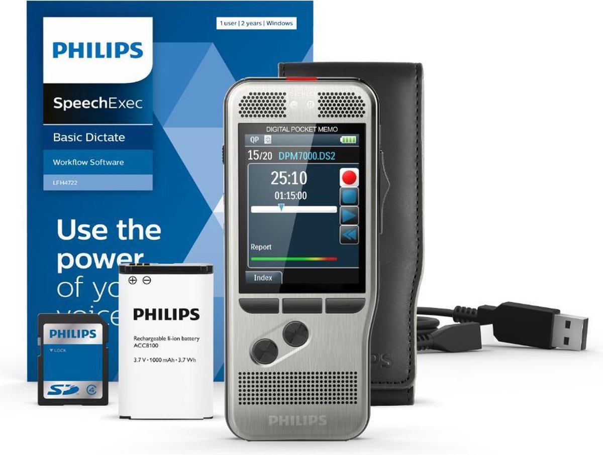 Philips PocketMemo Dicteerapparaat DPM7000
