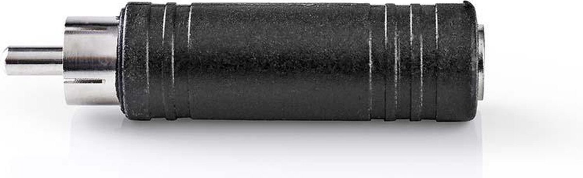 Nedis CAGP24933BK mono audioadapter RCA male - 6.35mm female (set van 10) - Zwart