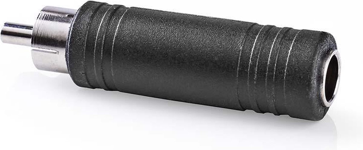 Nedis CAGP24933BK mono audioadapter RCA male - 6.35mm female (set van 10) - Zwart