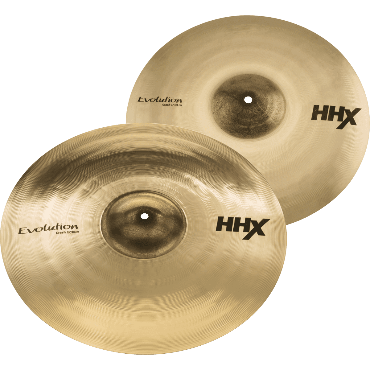 Sabian 15004XEB HHX Evolution Crash Pack 17 en 19 inch, brilliant