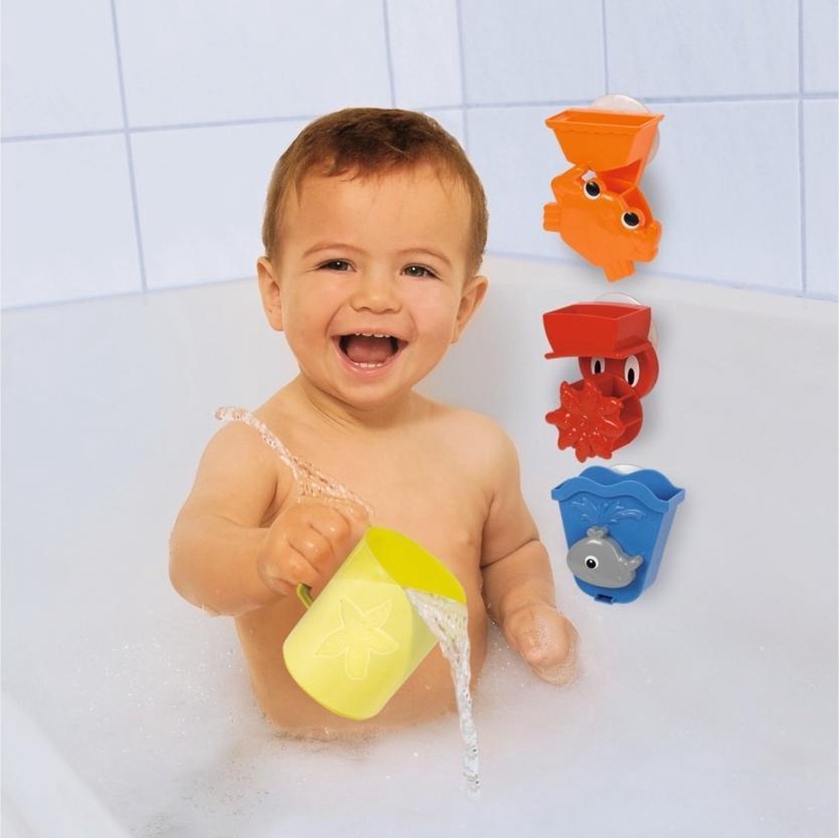 Simba badspeelgoed ABC watertrechters junior 4 delig