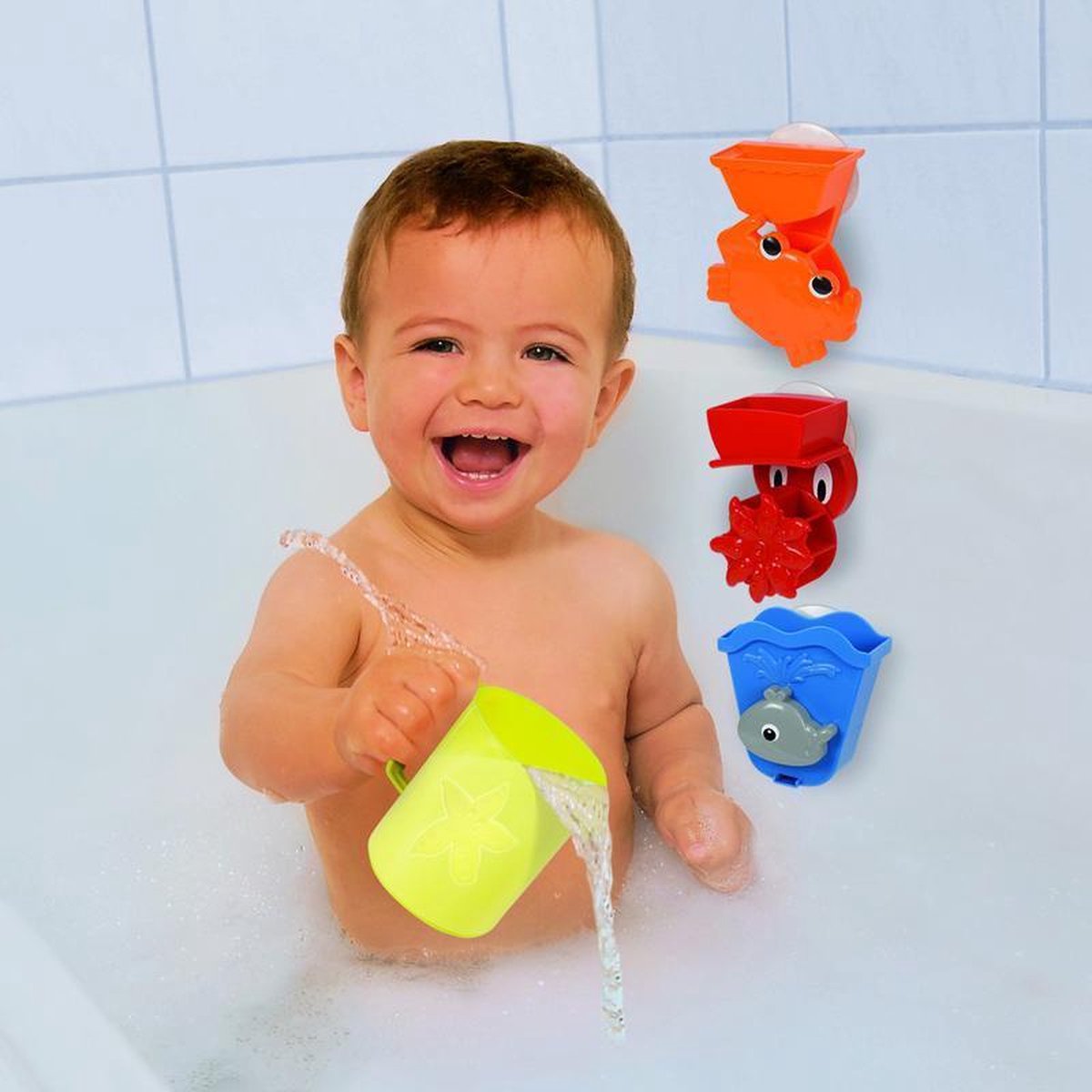 Simba badspeelgoed ABC watertrechters junior 4 delig