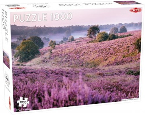 Tactic legpuzzel Lanscape: Moors Covered in Heather 1000 stukjes - Paars