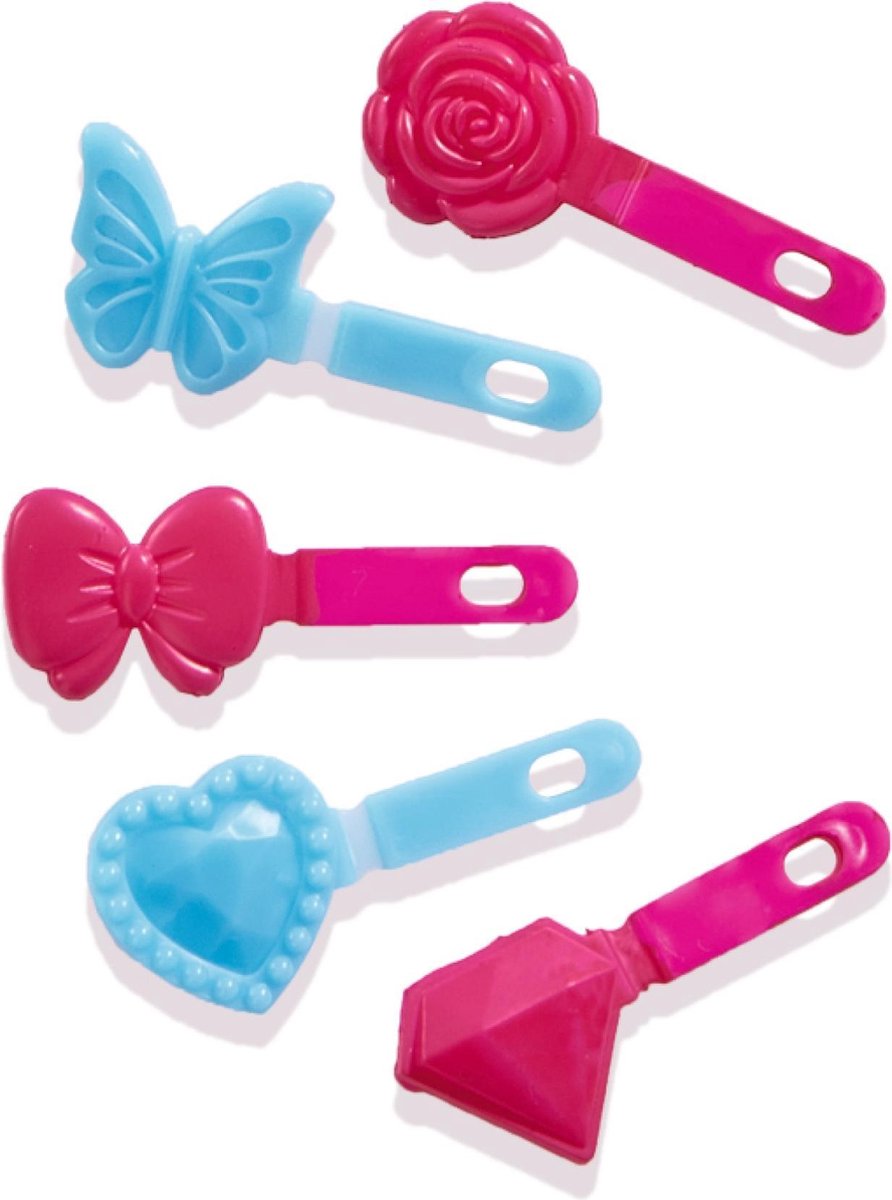 Simba kaphoofd My Girl 18 cm blond haar 11 delig - Roze