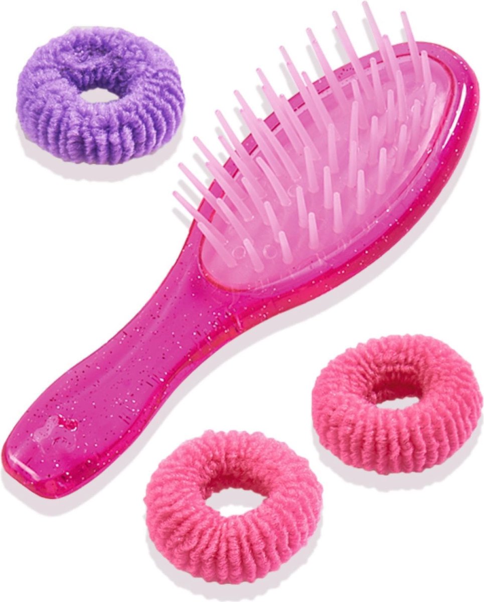 Simba kaphoofd My Girl 18 cm blond haar 11 delig - Roze