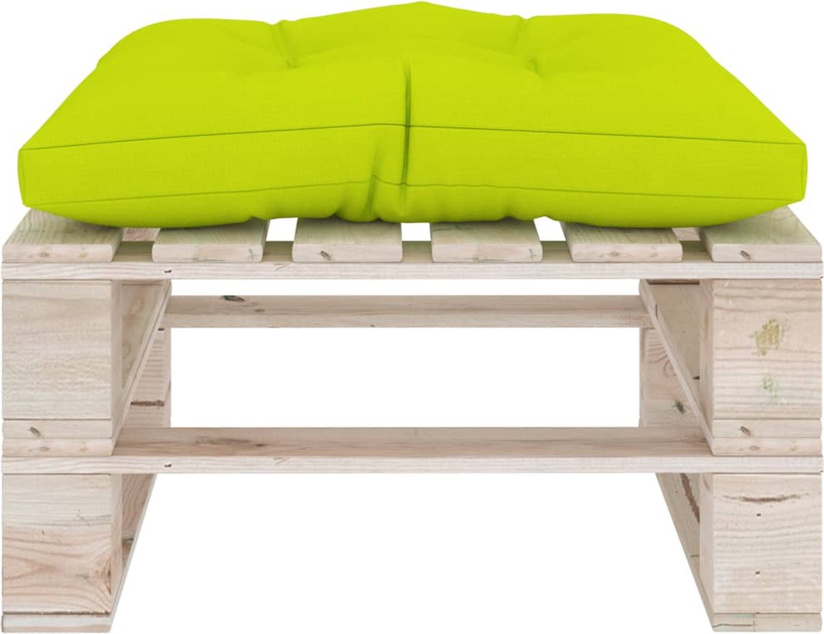 Vidaxl 6-delige Loungeset Met Kussens Pallet Grenenhout - Groen