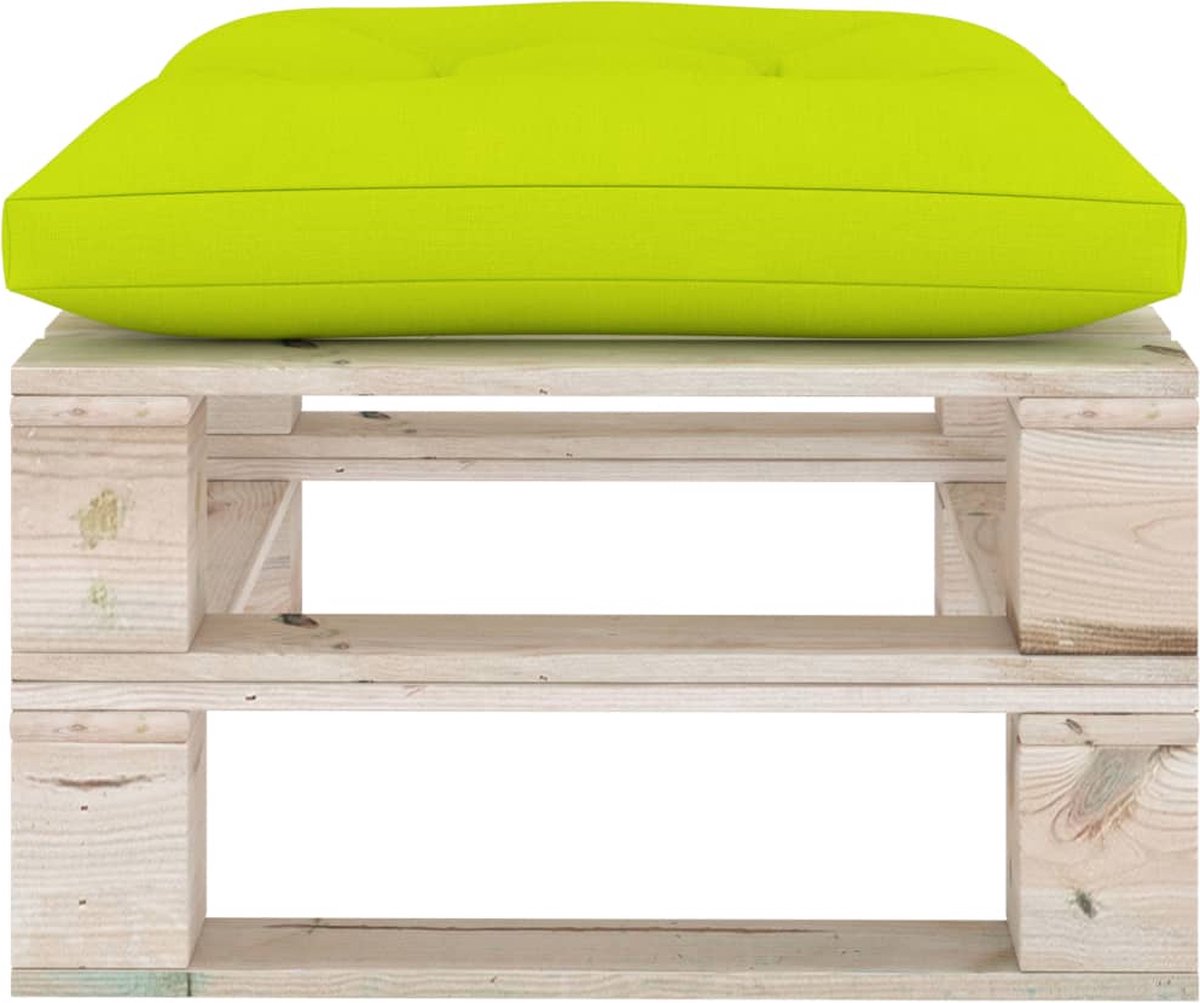 Vidaxl 6-delige Loungeset Met Kussens Pallet Grenenhout - Groen