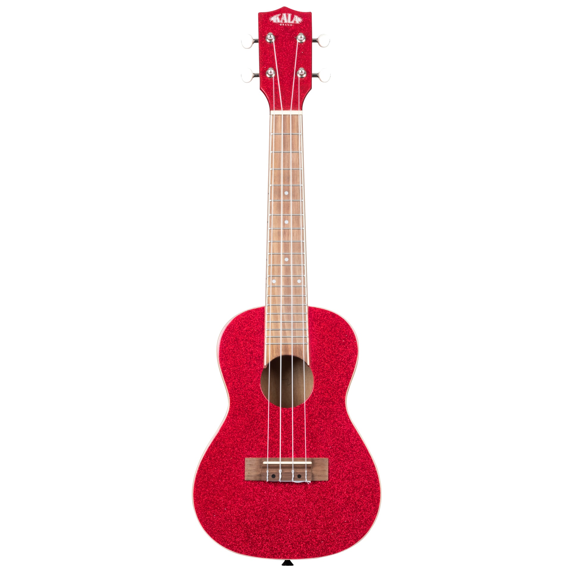 Kala KA-SPRK-RED Sparkle Series Ritsy Red concert ukelele met gigbag