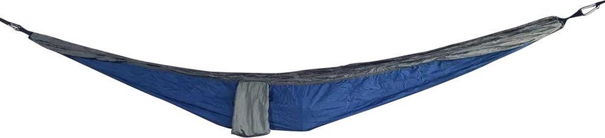 4gardenz Nylon Hangmat 270x150 Cm Met Ophangset - Max. 200 Kg - Blauw